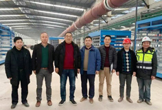 年關將至，董事長邊程多地視察項目進度，慰問堅守員工